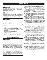 Preview for 8 page of Ryobi HG600 Operator'S Manual