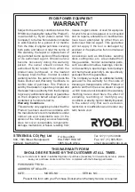 Preview for 8 page of Ryobi HLD-12 Owner'S Operating Manual