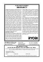 Preview for 8 page of Ryobi HP-1050 Owner'S Operation Manual