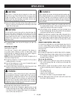 Preview for 8 page of Ryobi HP108L Operator'S Manual