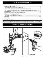 Preview for 2 page of Ryobi HP1201 Operator'S Manual