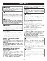 Preview for 6 page of Ryobi HP496 Operator'S Manual