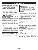 Предварительный просмотр 19 страницы Ryobi HP496 Operator'S Manual