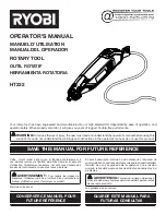 Ryobi HT232 Operator'S Manual предпросмотр