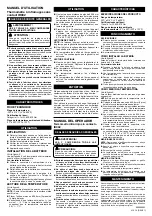 Предварительный просмотр 2 страницы Ryobi IR002 Operator'S Manual