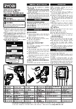 Ryobi IR002ID Operator'S Manual предпросмотр