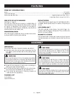 Preview for 6 page of Ryobi JG001 Operator'S Manual