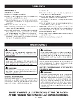 Preview for 8 page of Ryobi JG001 Operator'S Manual