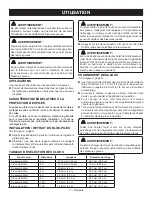 Preview for 14 page of Ryobi JG001 Operator'S Manual