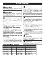 Preview for 21 page of Ryobi JG001 Operator'S Manual