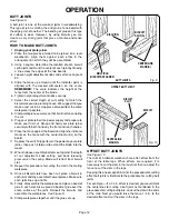 Preview for 12 page of Ryobi JM80 Owner'S Operating Manual