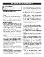 Preview for 3 page of Ryobi JM82 (French) Manuel D'Utilisation