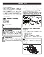 Предварительный просмотр 10 страницы Ryobi JM82 (French) Manuel D'Utilisation