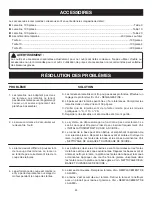 Предварительный просмотр 24 страницы Ryobi JM82 (French) Manuel D'Utilisation