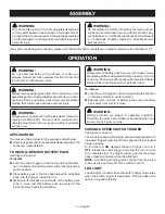 Preview for 5 page of Ryobi JOBPLUS P246 Series D Operator'S Manual