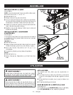 Preview for 9 page of Ryobi JS451L (French) Manuel Utilisateur