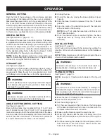 Preview for 10 page of Ryobi JS480L Operator'S Manual