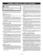 Предварительный просмотр 2 страницы Ryobi JS481L Operator'S Manual