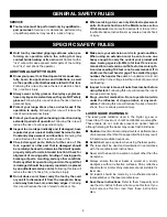 Preview for 4 page of Ryobi JS550L Operator'S Manual