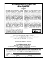 Preview for 11 page of Ryobi LCDI1402 Owner'S Operating Manual
