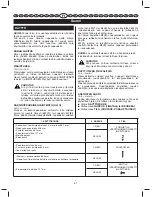 Preview for 62 page of Ryobi LCDI1802 User Manual