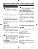 Preview for 9 page of Ryobi LCS-180 User Manual