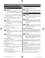 Preview for 12 page of Ryobi LCS-180 User Manual