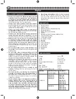 Preview for 5 page of Ryobi LDD1401 User Manual