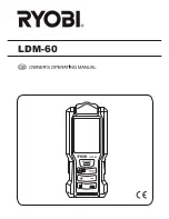 Ryobi LDM-60 Owner'S Operating Manual preview