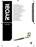 Ryobi OBL1820H Original Instructions Manual preview