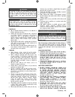 Preview for 77 page of Ryobi OBL1820H Original Instructions Manual