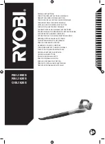 Ryobi OBL1820S Original Instructions Manual preview
