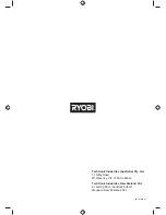 Preview for 20 page of Ryobi OBL1830H Original Instructions Manual