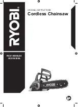 Ryobi OCS1830BL Original Instructions Manual preview