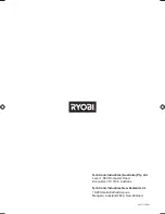Preview for 16 page of Ryobi OHT1851R Instruction Manual