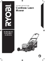 Ryobi OLM1840BL Original Instructions Manual предпросмотр