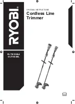 Preview for 1 page of Ryobi OLT1833BL Original Instructions Manual