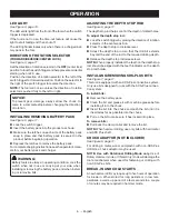 Preview for 6 page of Ryobi ONE+ HP P223 Operator'S Manual