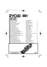 Ryobi ONE + OGS-1801 User Manual предпросмотр