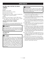 Preview for 11 page of Ryobi ONE+ P2609 Operator'S Manual