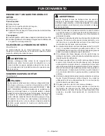 Preview for 31 page of Ryobi ONE+ P2609 Operator'S Manual