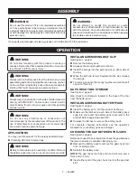Предварительный просмотр 5 страницы Ryobi ONE+ P660 Operator'S Manual