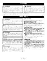 Preview for 5 page of Ryobi ONE+ PCL600 Operator'S Manual