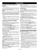 Предварительный просмотр 12 страницы Ryobi ONE+ PCL600 Operator'S Manual