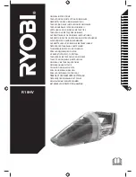 Ryobi One Plus R18HV Original Instructions Manual предпросмотр