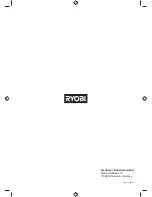 Preview for 12 page of Ryobi ONE Plus Original Instructions Manual