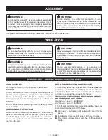 Preview for 6 page of Ryobi ONE+ PSBDD01 Operator'S Manual