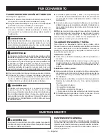 Preview for 22 page of Ryobi ONE+ PSBRA02 Operator'S Manual