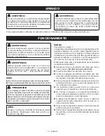 Preview for 12 page of Ryobi OP401 Operator'S Manual