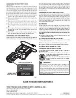 Preview for 2 page of Ryobi OP4015 Manual